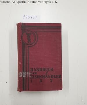 Handbuch der Eisenhändler 1931