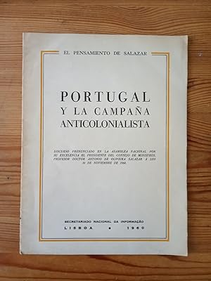 Imagen del vendedor de Portugal y la campaa anticolonialista (El pensamiento de Salazar) a la venta por Vrtigo Libros