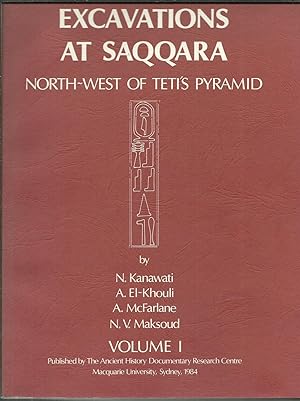 Image du vendeur pour Excavations at Saqqara - North-West of Teti's Pyramid Volume 1 mis en vente par Boobooks