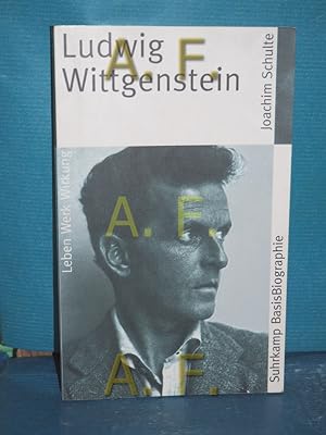 Bild des Verkäufers für Ludwig Wittgenstein (Suhrkamp-BasisBiographie 9) zum Verkauf von Antiquarische Fundgrube e.U.