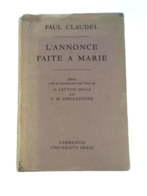 Seller image for L'Annonce Faite a Marie for sale by World of Rare Books