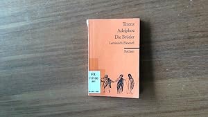 Image du vendeur pour Adelphoe. Lateinisch/deutsch = Die Brder. mis en vente par Antiquariat Bookfarm