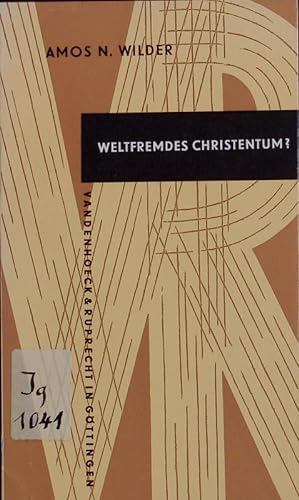 Immagine del venditore per Weltfremdes Christentum? venduto da Antiquariat Bookfarm