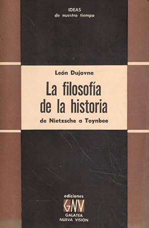 Imagen del vendedor de La filosofa de la historia. De Nietzsche a Toynbee a la venta por Librera Cajn Desastre