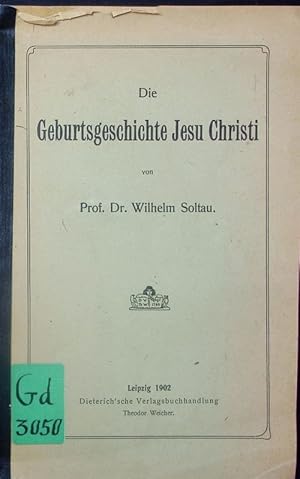 Bild des Verkufers fr Die Geburtsgeschichte Jesu Christi. zum Verkauf von Antiquariat Bookfarm