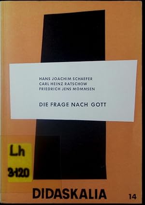 Imagen del vendedor de Die Frage nach Gott. a la venta por Antiquariat Bookfarm