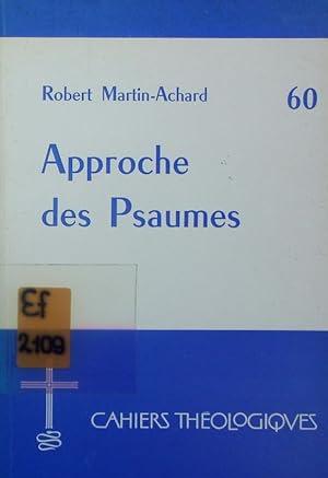 Immagine del venditore per Approche des Psaumes. venduto da Antiquariat Bookfarm