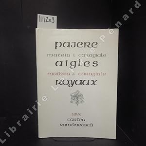Image du vendeur pour Pajere. Aiglas royaux. mis en vente par Librairie-Bouquinerie Le Pre Pnard