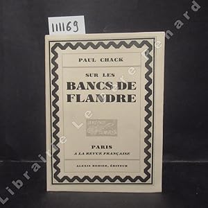 Image du vendeur pour Sur les bancs de Flandre mis en vente par Librairie-Bouquinerie Le Pre Pnard