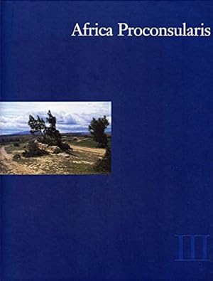 Bild des Verkufers fr Africa Proconsularis Vol III (v. 3) [Hardcover ] zum Verkauf von booksXpress