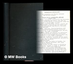Bild des Verkufers fr Historische Zeitschrift: 8 articles bound together zum Verkauf von MW Books Ltd.