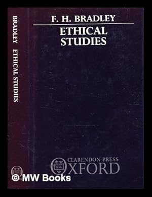 Imagen del vendedor de Ethical studies / by F.H. Bradley a la venta por MW Books Ltd.