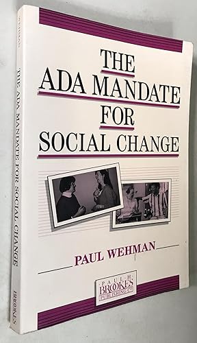 Seller image for The Ada Mandate for Social Change for sale by Once Upon A Time