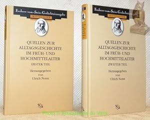 Seller image for Quellen zur Alltagsgeschichte im Frh- und Hochmittelalter. Erster und zweiter Teil. Fontes Priorum Medii Aevi Saeculorum Conversationem Cottidianam Illustrantes. Ausgewhlte Quellen zur deutschen Geschichte des Mittelalters Freiherr-von-Stein-Gedchtnisausgabe XL a und b. for sale by Bouquinerie du Varis