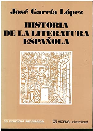 Imagen del vendedor de HISTORIA DE LA LITERATURA ESPAOLA a la venta por Librovicios