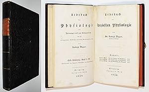 Bild des Verkufers fr Lehrbuch der Physiologie fr Vorlesungen und zum Selbstunterricht und mit vorzglicher Rcksicht auf das Bedrfni der Aerzte. Erste Abtheilung, Buch I-III. Enthaltend die spezielle Geschichte der Lebensprozesse. zum Verkauf von Antiquariat Haufe & Lutz