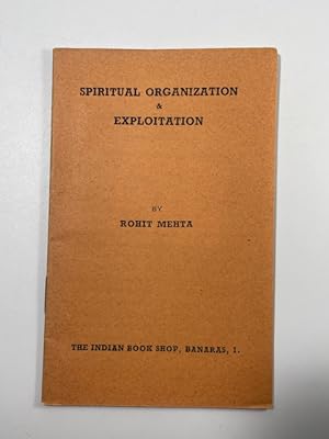Imagen del vendedor de Spiritual Organization & Exploitation a la venta por BookEnds Bookstore & Curiosities
