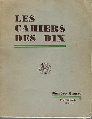 Les Cahiers Des Dix. No. 4