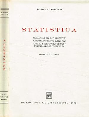 Seller image for Statistica Formazione dei dati statistici. Rappresentazioni grafiche. Analisi delle distribuzioni univariate di frequenza for sale by Biblioteca di Babele
