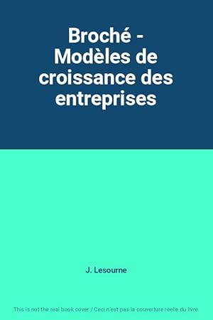 Seller image for Broch - Modles de croissance des entreprises for sale by Ammareal