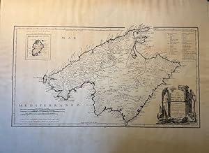 Imagen del vendedor de MAPA DE LA ISLA DE MALLORCA Y DE LA DE CABRERA. a la venta por Librera Torren de Rueda