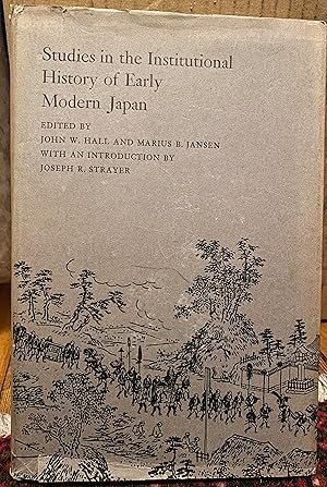 Image du vendeur pour Studies in the Institutional History of Early Modern Japan mis en vente par Plugged Books