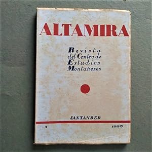 Imagen del vendedor de ALTAMIRA. Revista del Centro de Estudios Montaeses. Nm. 1. 1935. a la venta por Carmichael Alonso Libros