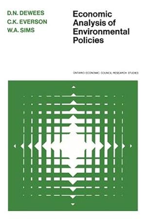 Bild des Verkufers fr Economic Analysis of Environmental Policies zum Verkauf von GreatBookPrices