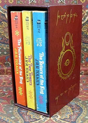 Seller image for The Lord of the Rings, The Infamous Ace "Pirated" Edition in Custom Red Leather Slipcase for sale by The Tolkien Bookshelf