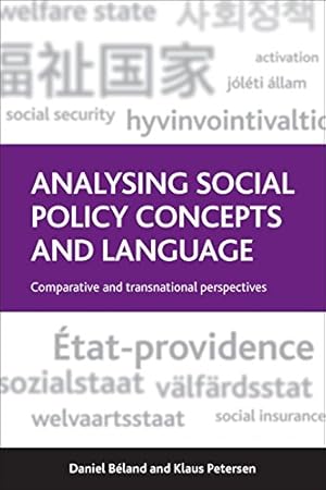 Seller image for Analysing Social Policy Concepts and Language: Comparative and Transnational Perspectives [Paperback ] for sale by booksXpress