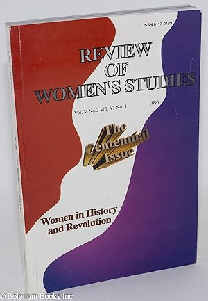 Seller image for Review of Women's Studies: Vol. 5, No. 2/ Vol. 6, No. 1, 1996; Women in History and Revolution for sale by Bolerium Books Inc.