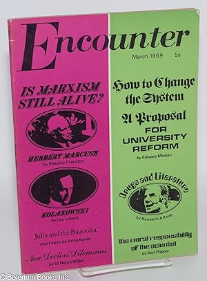 Seller image for Encounter; March 1969, Vol. 32 No. 3 for sale by Bolerium Books Inc.