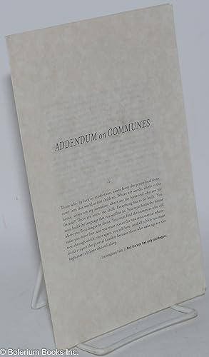 Addendum on communes