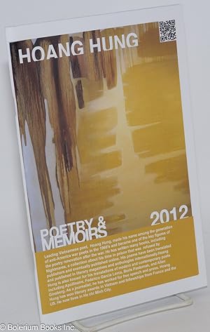 Image du vendeur pour Poetry & Memoirs 2012 mis en vente par Bolerium Books Inc.