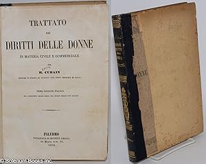 Bild des Verkufers fr Trattato dei Diritti Delle Donne in Materia Civile e Commerciale. Prima Versione Italiana, col confronto delle leggi del regno delle due Sicilie zum Verkauf von Bolerium Books Inc.