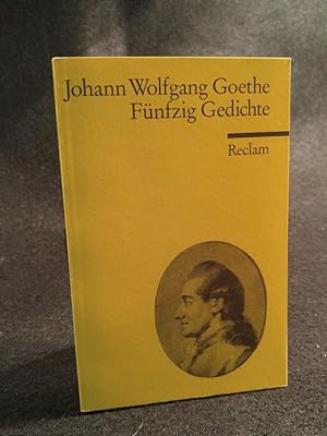 Bild des Verkufers fr Fnfzig Gedichte zum Verkauf von ANTIQUARIAT Franke BRUDDENBOOKS