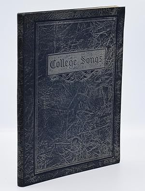 [Women's] COLLEGE SONGS; ["Book of Student Songs of Wilson College"]