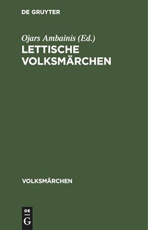 Seller image for Lettische Volksmrchen for sale by AHA-BUCH GmbH