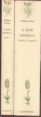 Seller image for A New Herball. Pts. I-III in two vols (complete and all published). Ed. by G.T.L. Chapman, M.N. Tweddle, and F. McCombie. for sale by Berkelouw Rare Books