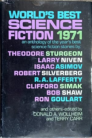 Seller image for World's Best Science Fiction 1971 for sale by The Book House, Inc.  - St. Louis
