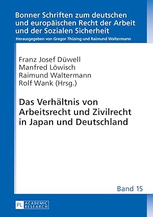 Seller image for Das Verhaeltnis von Arbeitsrecht und Zivilrecht in Japan und Deutschland for sale by moluna