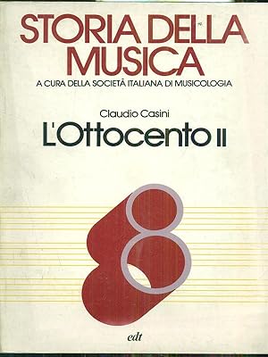 Bild des Verkufers fr Storia della musica L'ottocento II zum Verkauf von Librodifaccia