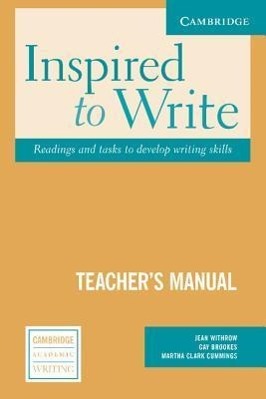 Seller image for Inspired to Write Teacher\ s Manual for sale by moluna