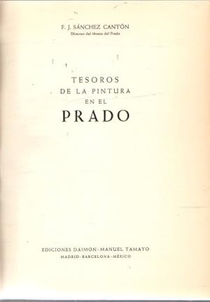 Bild des Verkufers fr Tesoros de la pintura en el Prado . zum Verkauf von Librera Astarloa