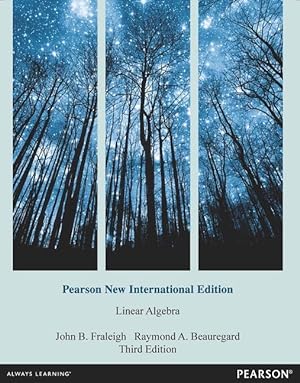 Bild des Verkufers fr Fraleigh, J: Linear Algebra: Pearson New International Editi zum Verkauf von moluna