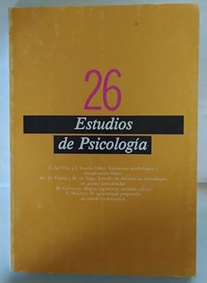 Seller image for Estudio de psicología Nº 26 for sale by La Leona LibreRía