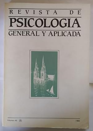 Seller image for Revista de Psicología general y aplicada. Vol 40, Nº 2 for sale by La Leona LibreRía