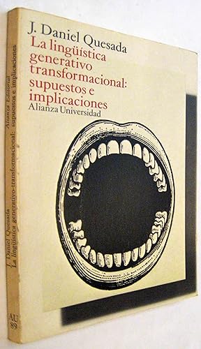 Seller image for (S1) - LA LINGUISTICA GENERATIVO TRANSFORMACIONAL: SUPUESTOS E IMPLICACIONES for sale by UNIO11 IMPORT S.L.
