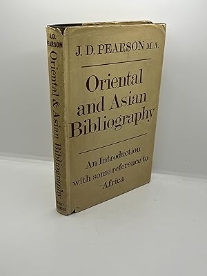 Seller image for Oriental and Asian Bibliography: An Introduction With Some Reference to Africa for sale by Free Play Books