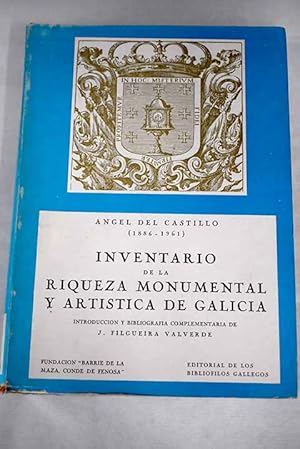 Imagen del vendedor de Inventario de la riqueza monumental y artstica de Galicia a la venta por Alcan Libros